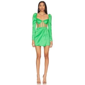 NBD Tallulah Dress Kelly Green Medium Spring Summer Party